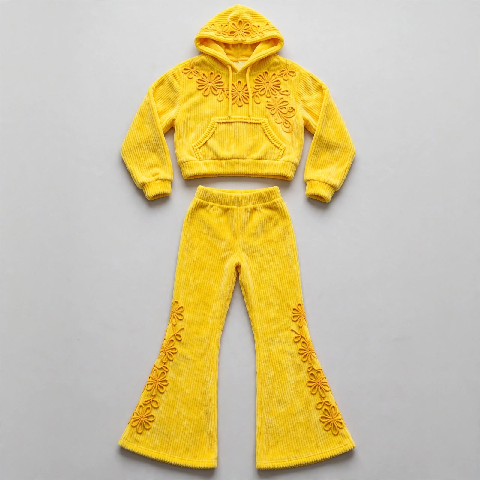 Chenille Embroidery Tracksuits
